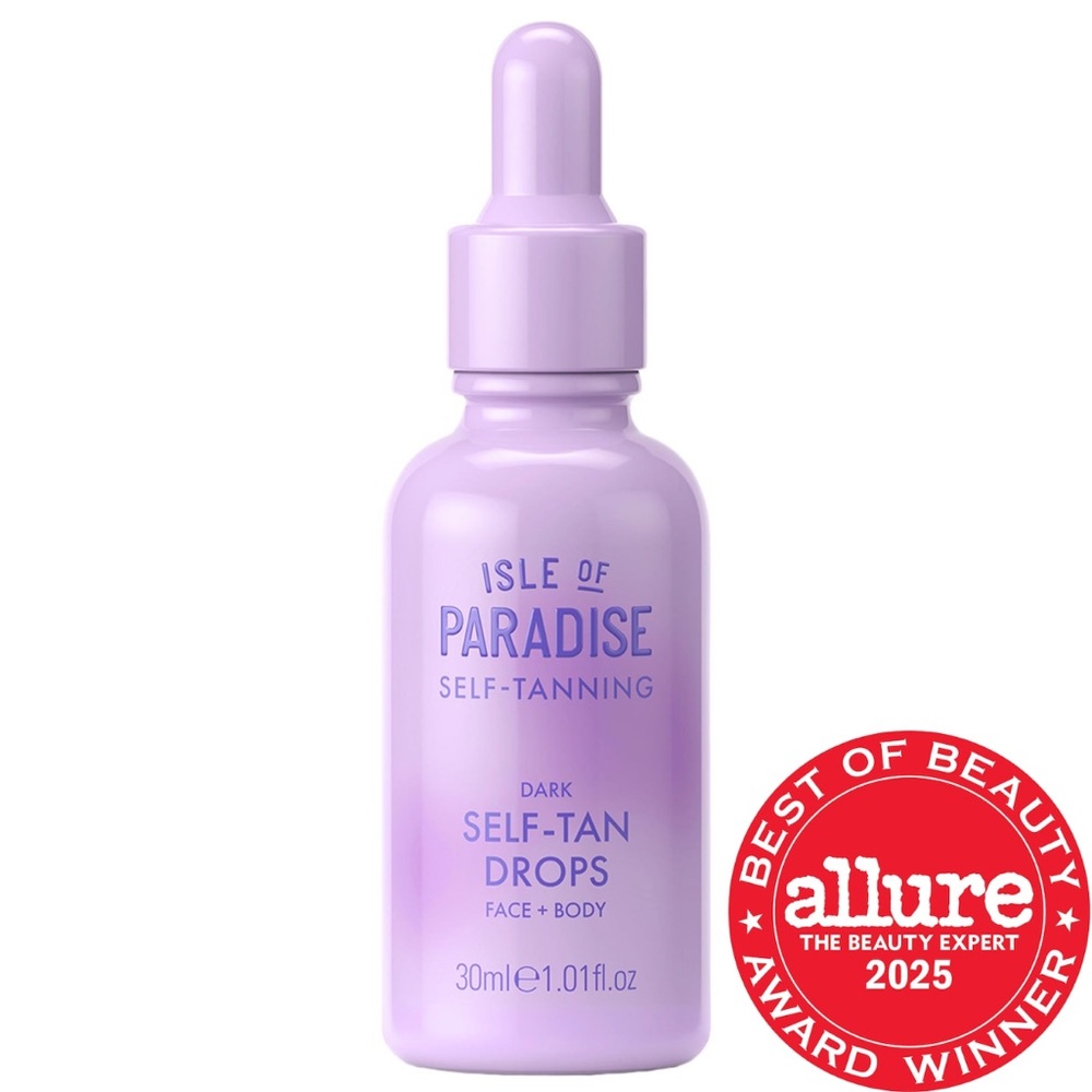 Isle of Paradise Self Tanning Natural Glow Face Drops in “Dark” Brand New!